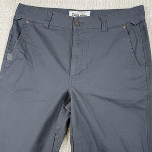Duck Camp Men's 34R (34x30) Gray Cordura Canvas Outdoor Hiking Ripstop Pants